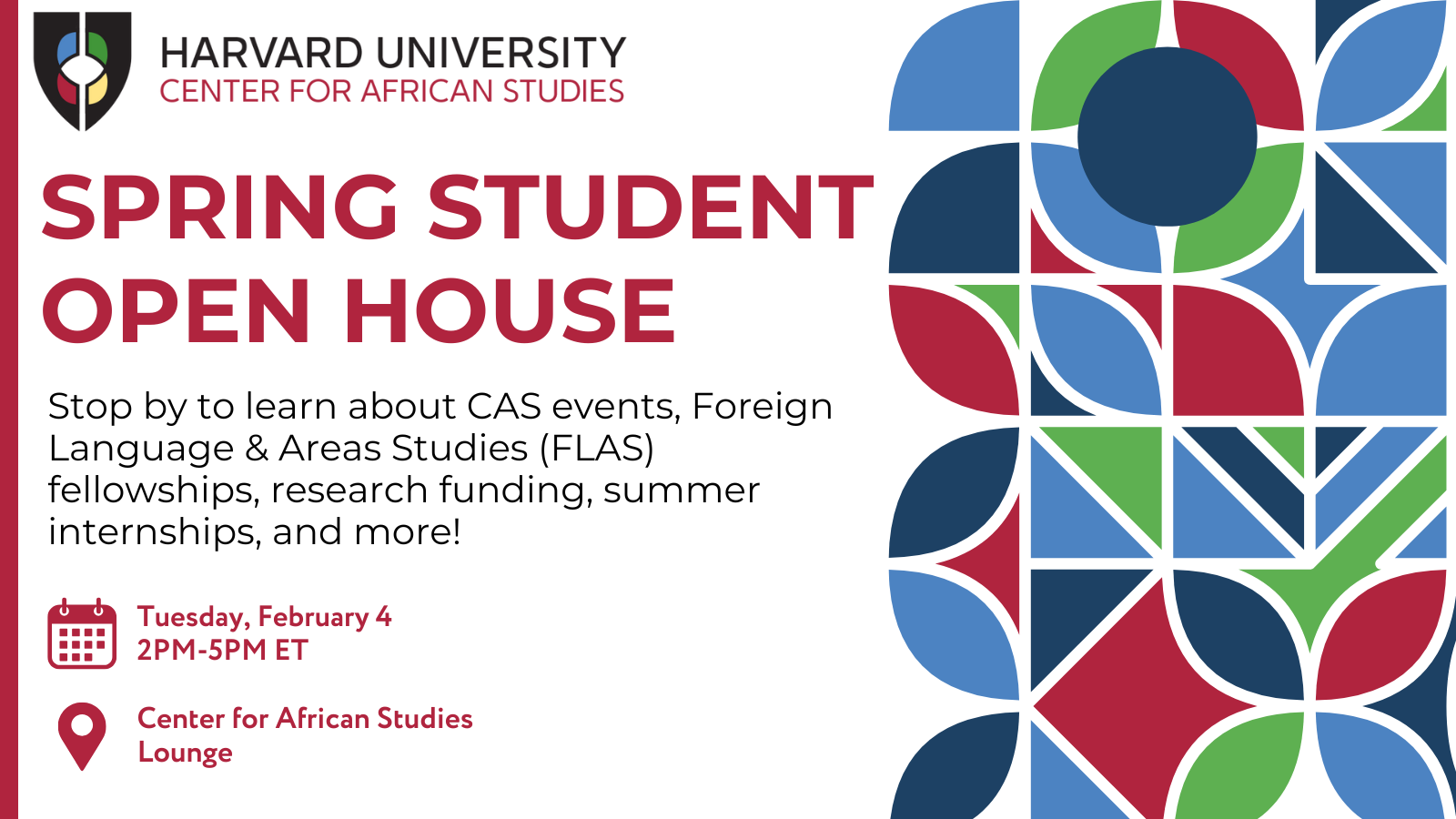 CAS Spring Student Open House