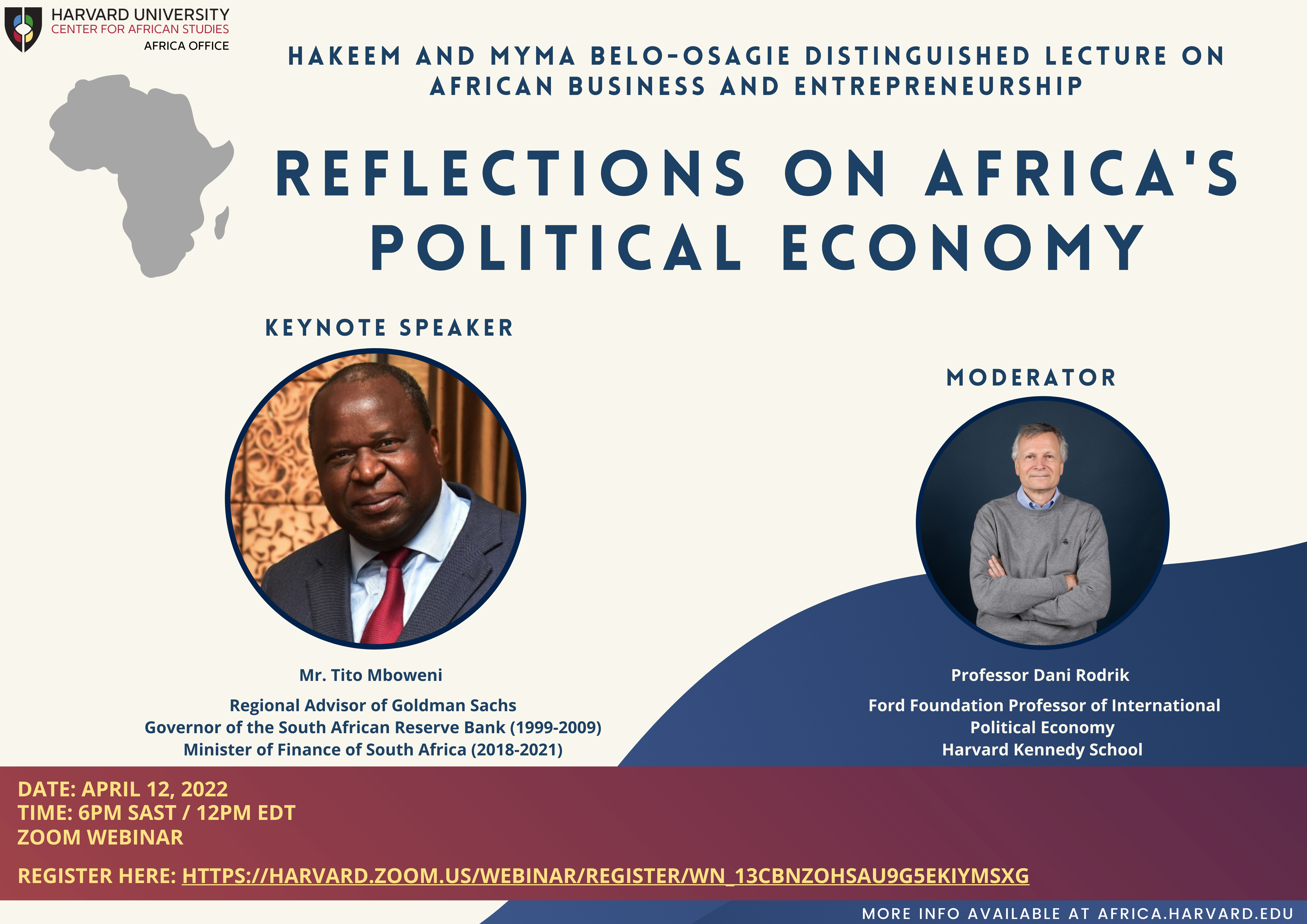 Belo Osagie Lecture Poster