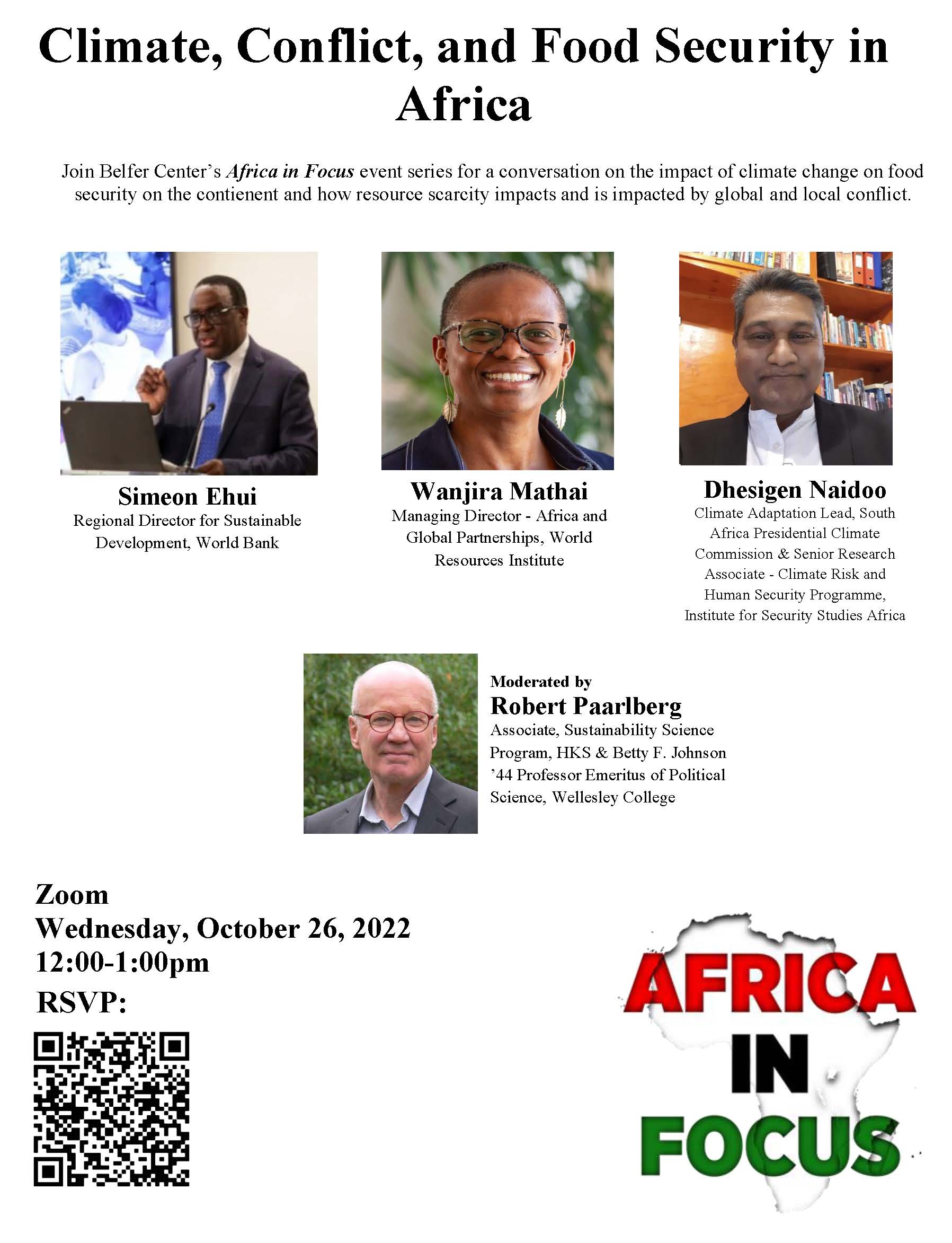 Climate, Conflict, and Food Security in Africa | Harvard University ...