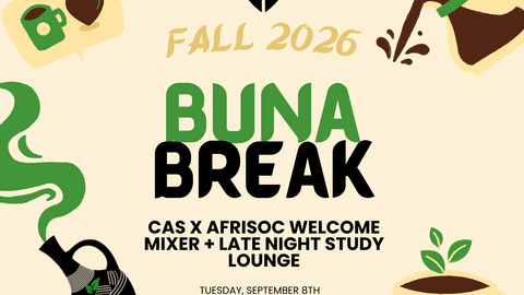 Buna Break September 8th