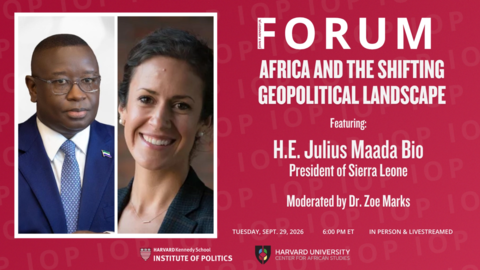A poster of a conversation between Zoe Marks and Julius Bio