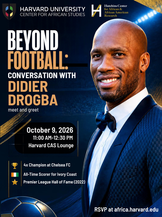 A poster with event information