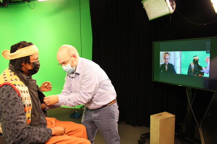 Atang Tshikare Photo in studio
