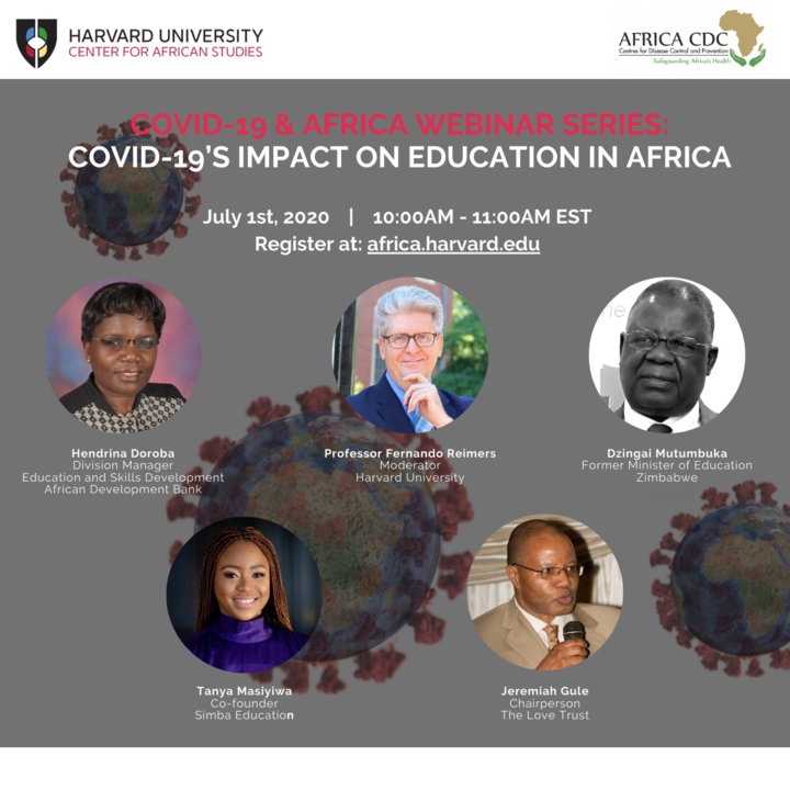 Africa and COVID-19 Webinar Series: COVID-19’s Impact on Education in ...