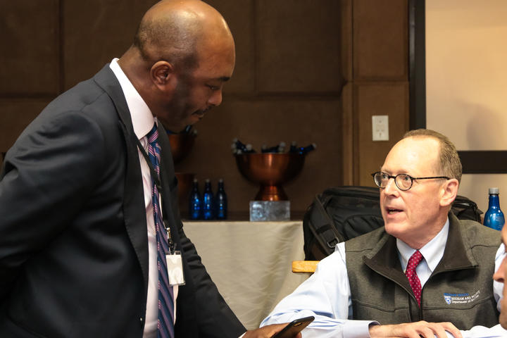 Paul Farmer and Emmanuel Akyeampong Speaking Together