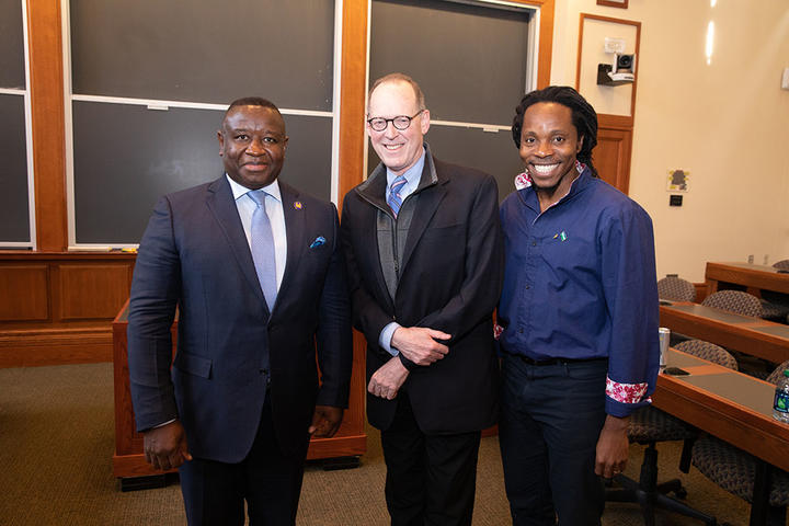 Julius Maada Bio and Dr Paul Farmer