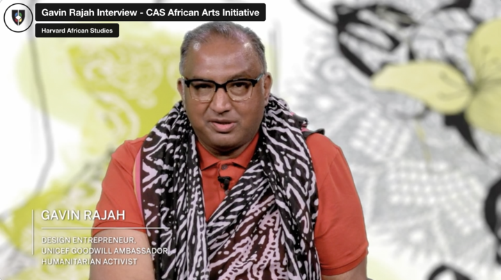 Screenshot of Gavin Rajah's interview