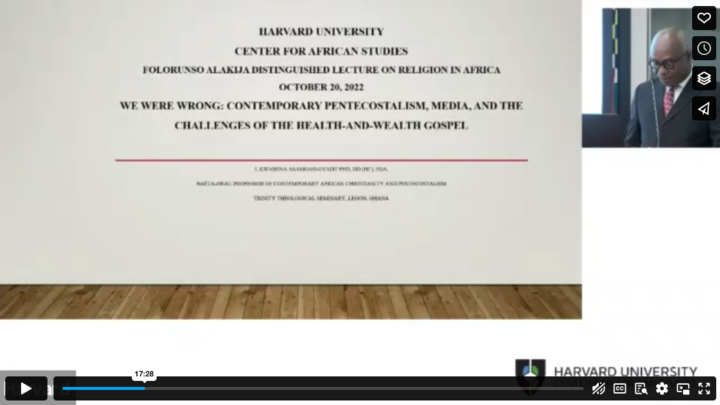 Screenshot of 2022 Alakija Lecture