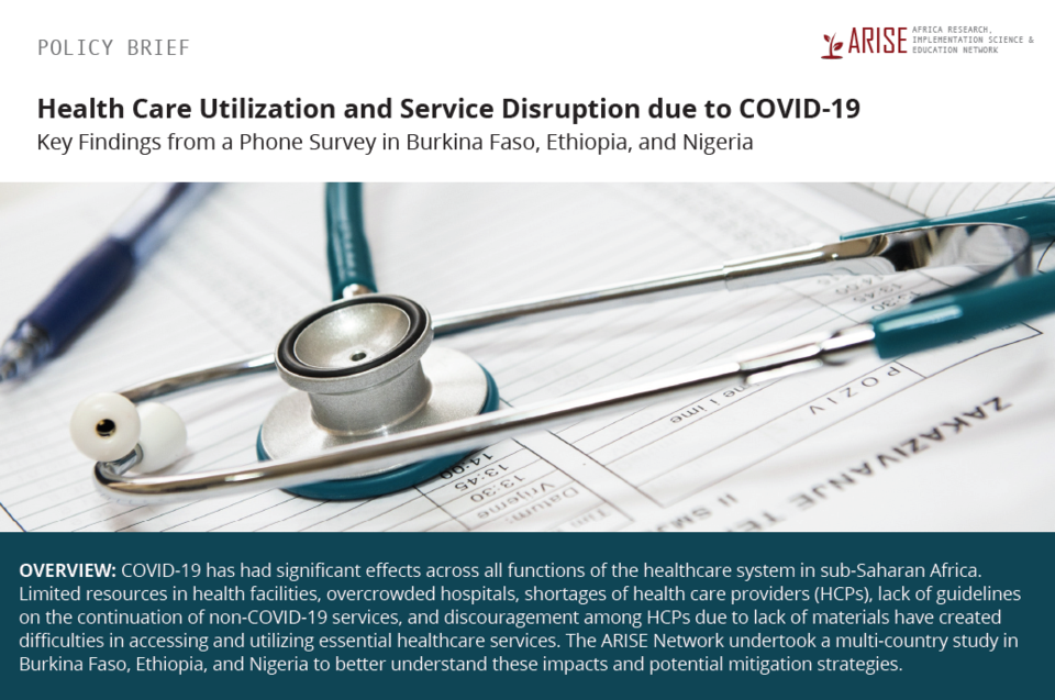 Health Care Utilization Brief