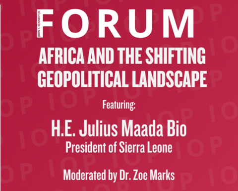 A poster of a conversation between Zoe Marks and Julius Bio